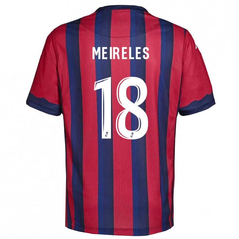 Danxen Homem Camisola Andreia Meireles #18 Vinho Azul Marinho Principal 2025/26 Camisa