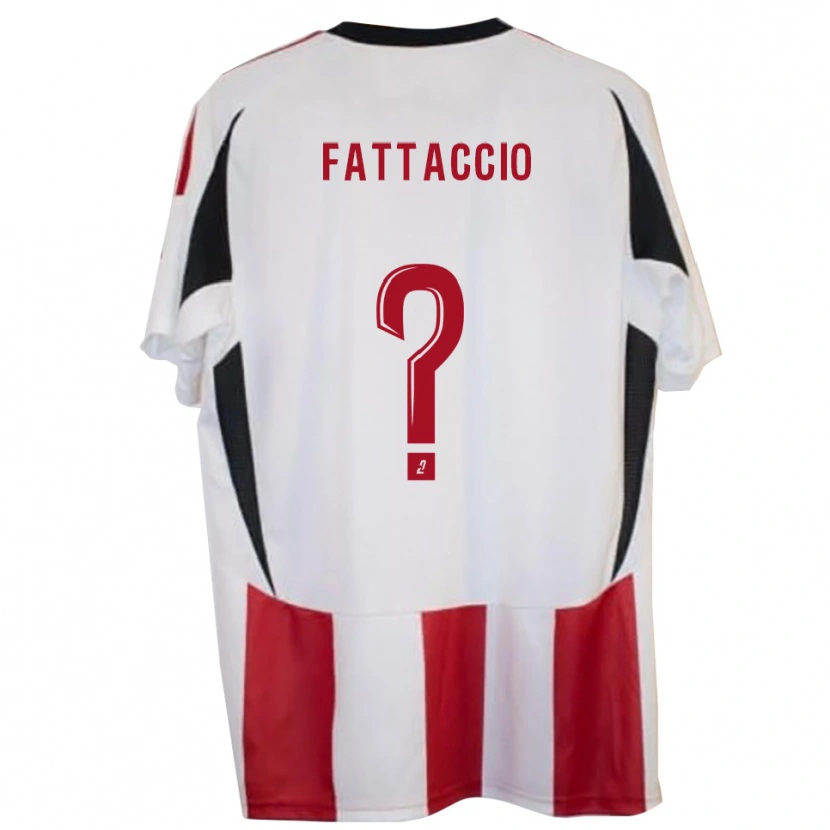 Danxen Homem Camisola Paul-François Fattaccio #0 Vermelho Azul Principal 2025/26 Camisa