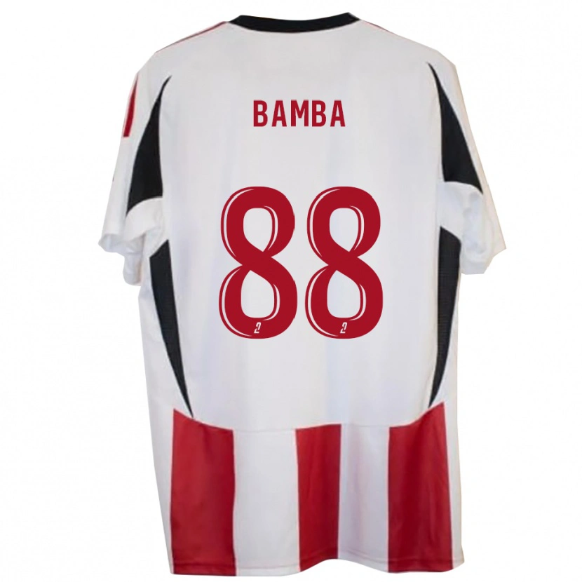 Danxen Homem Camisola Axel Bamba #88 Vermelho Azul Principal 2025/26 Camisa