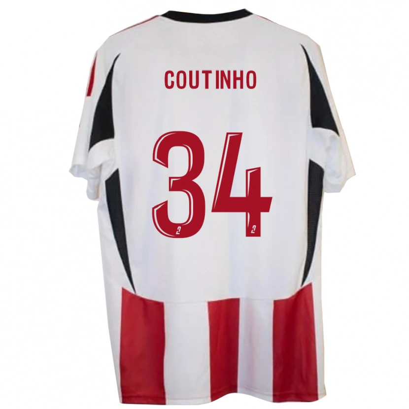 Danxen Homem Camisola Ricardo Coutinho #34 Vermelho Azul Principal 2025/26 Camisa