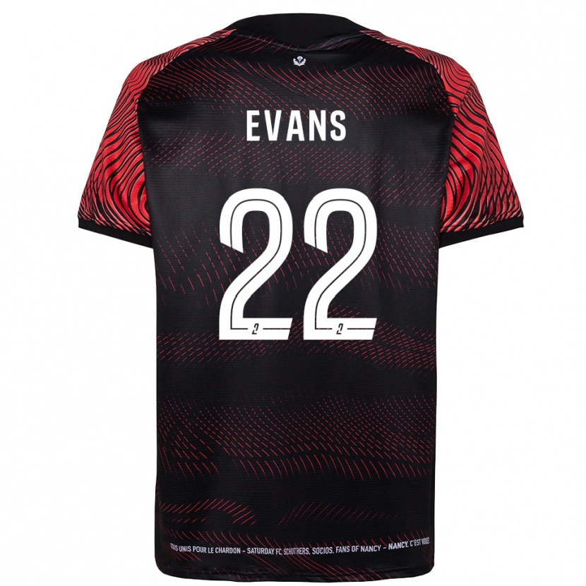 Danxen Homem Camisola Jimmy Evans #22 Branco Vermelho Principal 2025/26 Camisa