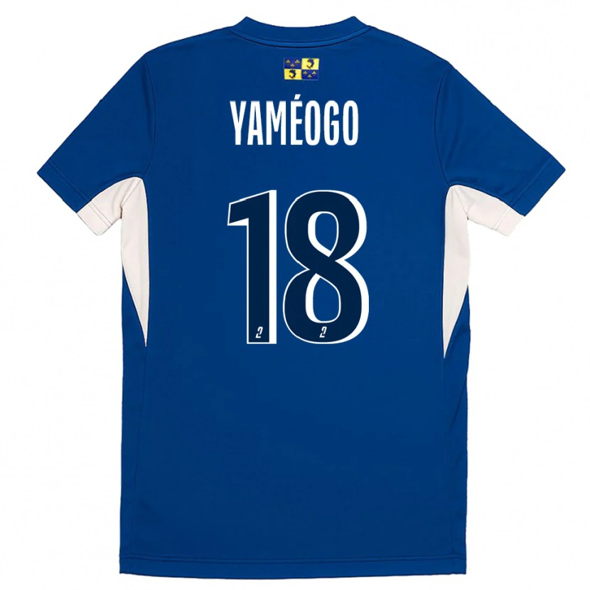 Danxen Homem Camisola Bachirou Yaméogo #18 Azul Marinho Azul Principal 2025/26 Camisa