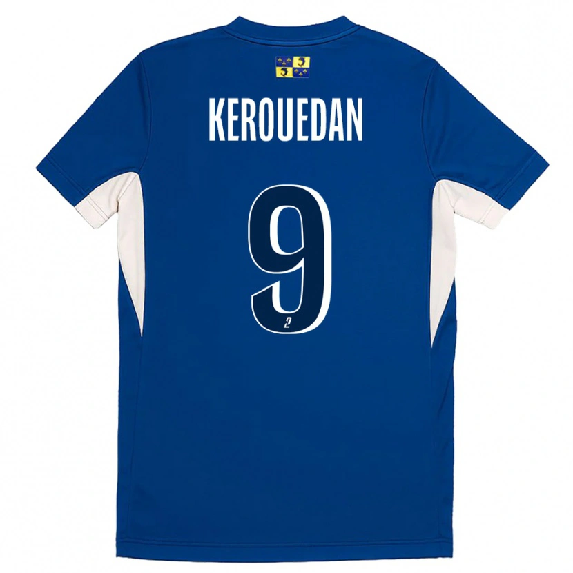 Danxen Homem Camisola Alan Kerouedan #9 Azul Marinho Azul Principal 2025/26 Camisa