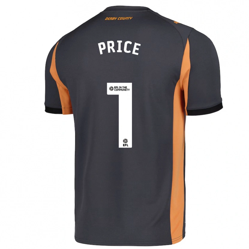 Danxen Homem Camisola Harley Price #1 Cinza Laranja Preto Alternativa 2025/26 Camisa
