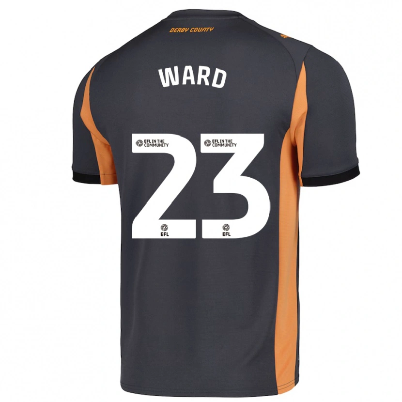 Danxen Homem Camisola Joe Ward #23 Cinza Laranja Preto Alternativa 2025/26 Camisa