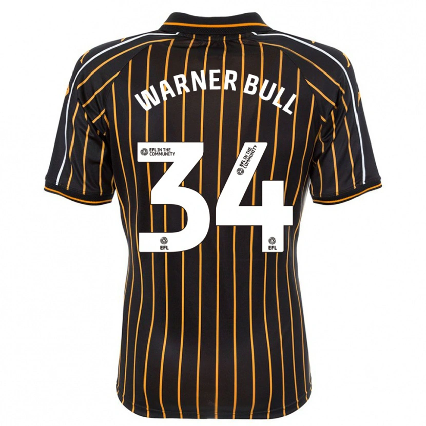 Danxen Homem Camisola Lucy Warner-Bull #34 Branco Preto Alternativa 2025/26 Camisa
