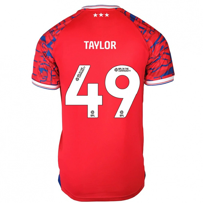 Danxen Homem Camisola Tom Taylor #49 Vermelho Azul Alternativa 2025/26 Camisa