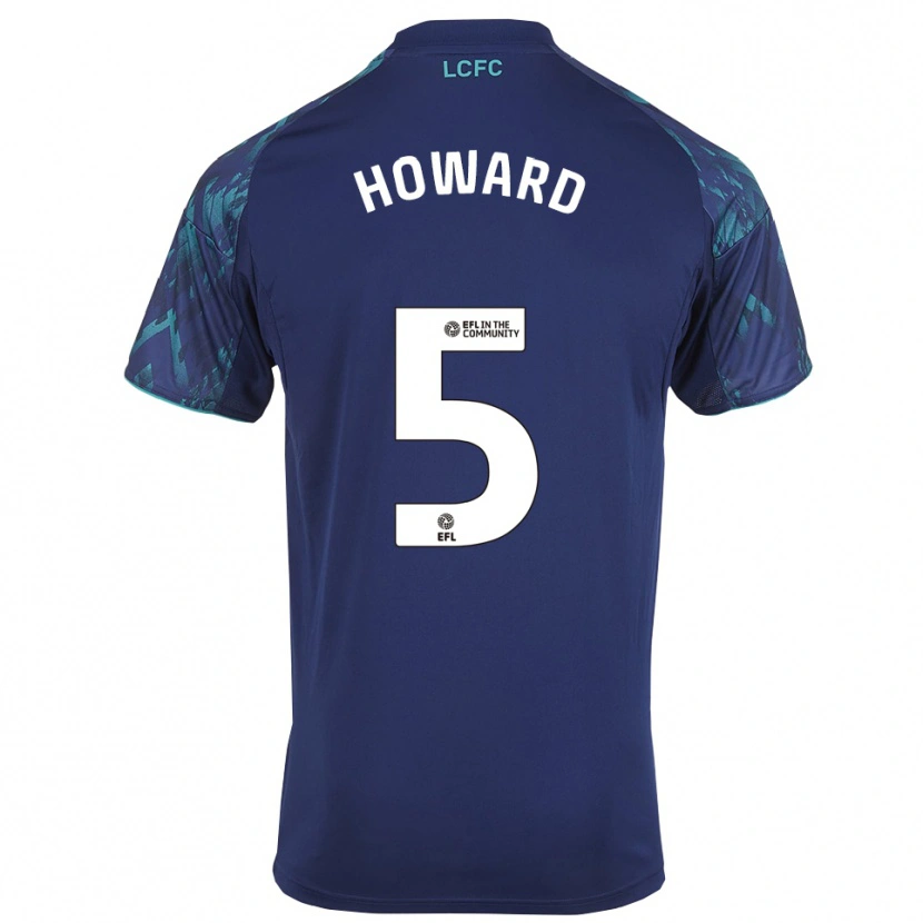 Danxen Homem Camisola Sophie Howard #5 Azul Marinho Verde Branco Alternativa 2025/26 Camisa