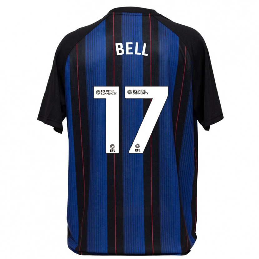 Danxen Homem Camisola Millie Bell #17 Azul Preto Alternativa 2025/26 Camisa
