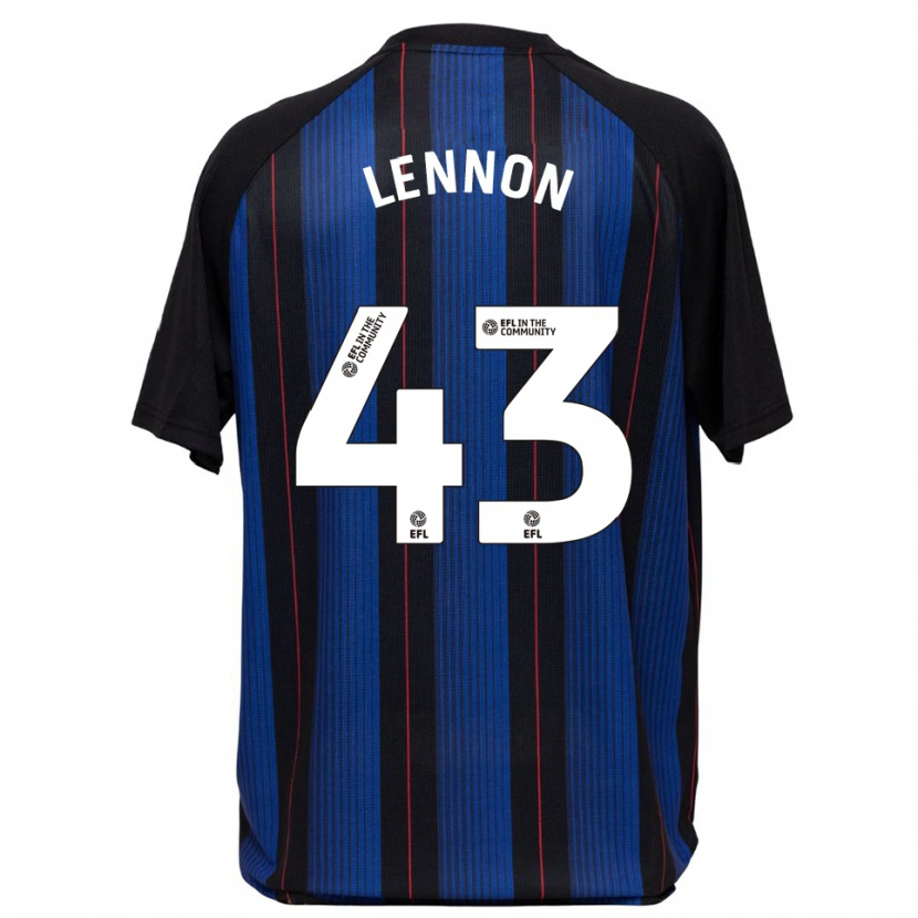 Danxen Homem Camisola Charlie Lennon #43 Azul Preto Alternativa 2025/26 Camisa
