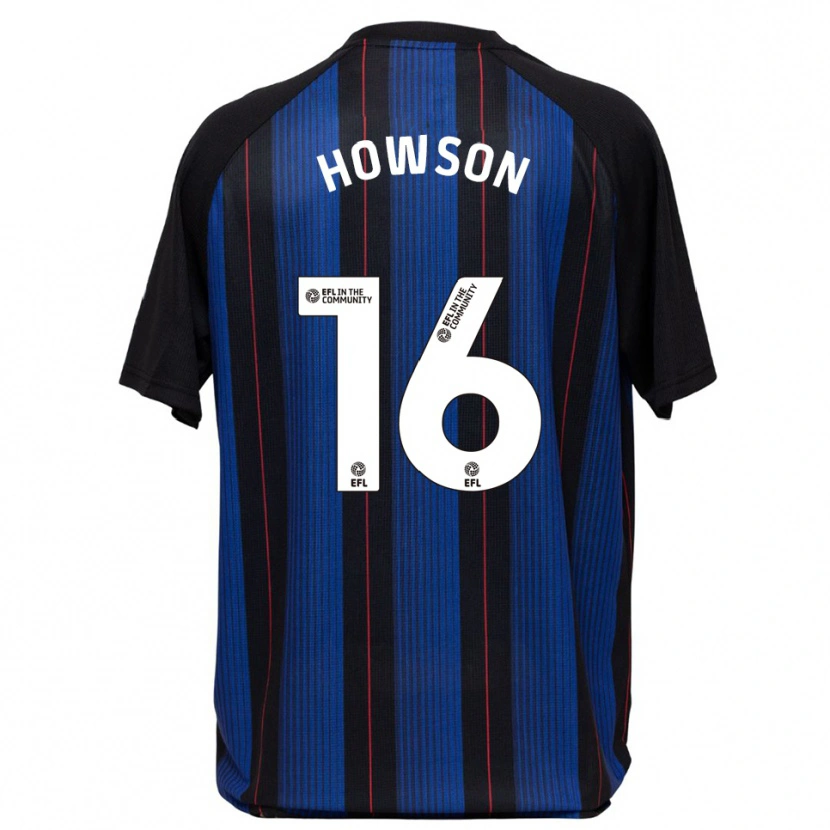 Danxen Homem Camisola Jonathan Howson #16 Azul Preto Alternativa 2025/26 Camisa