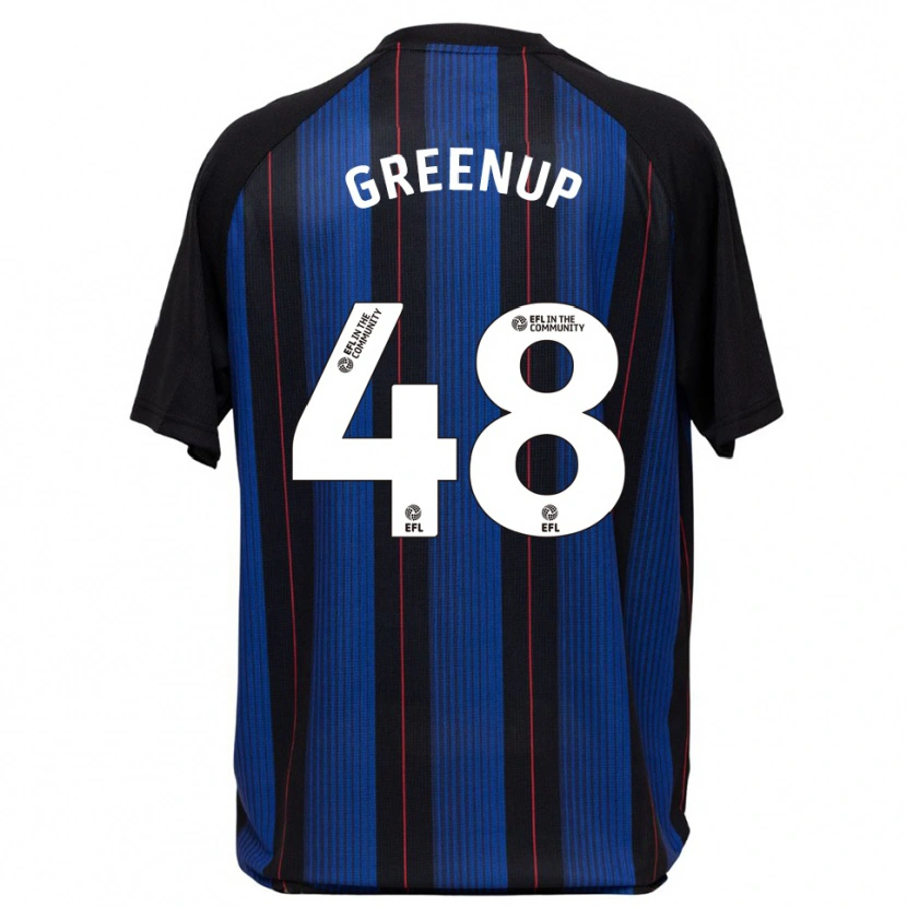 Danxen Homem Camisola Isaac Greenup #48 Azul Preto Alternativa 2025/26 Camisa