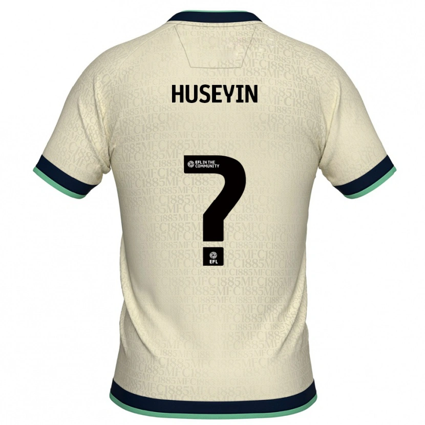 Danxen Homem Camisola Emel Huseyin #0 Champagne Azul Marinho Alternativa 2025/26 Camisa