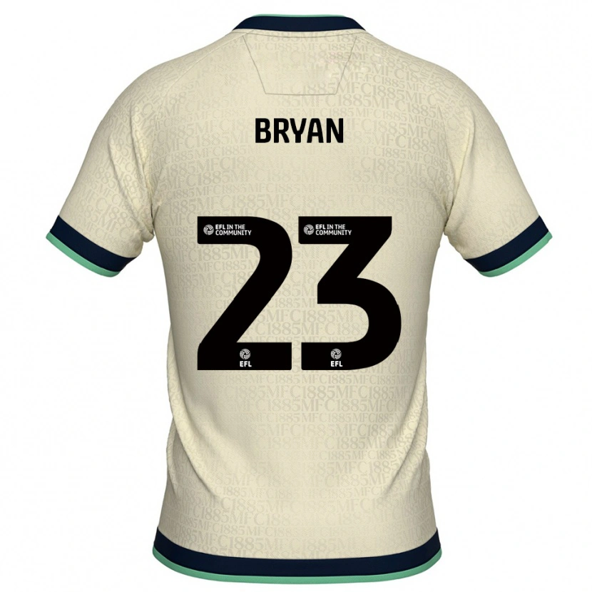 Danxen Homem Camisola Joe Bryan #23 Champagne Azul Marinho Alternativa 2025/26 Camisa