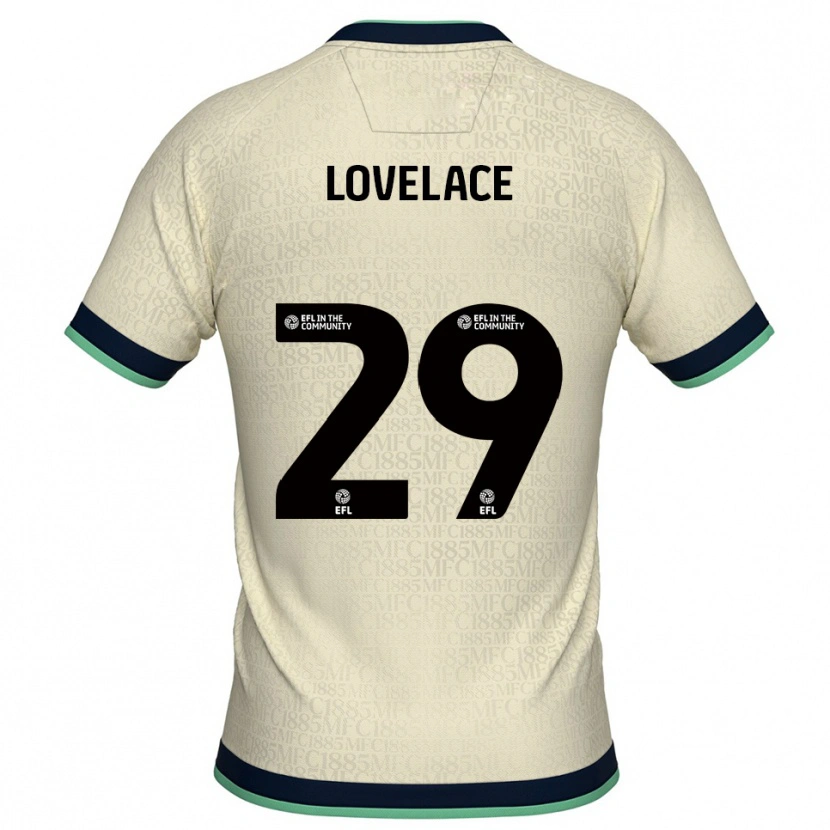 Danxen Homem Camisola Zak Lovelace #29 Champagne Azul Marinho Alternativa 2025/26 Camisa