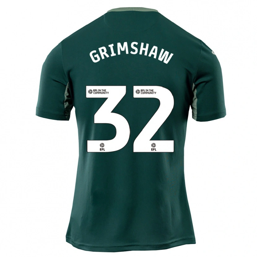 Danxen Homem Camisola Daniel Grimshaw #32 Verde Branco Roxo Alternativa 2025/26 Camisa