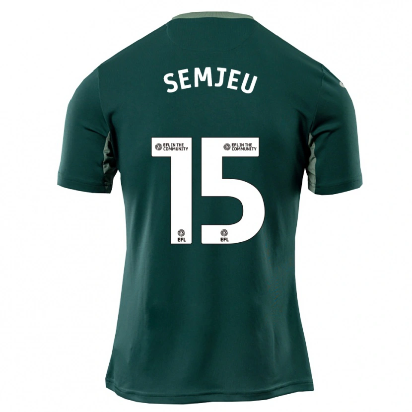 Danxen Homem Camisola Dylan Semjeu #15 Verde Branco Roxo Alternativa 2025/26 Camisa