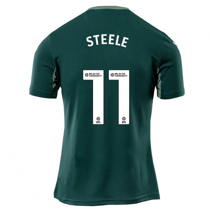 Danxen Homem Camisola Kahlil Steele #11 Verde Branco Roxo Alternativa 2025/26 Camisa