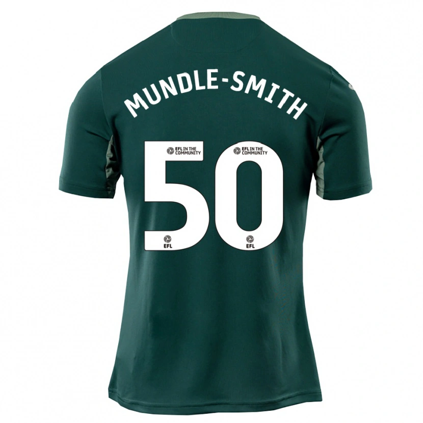 Danxen Homem Camisola Errol Mundle-Smith #50 Verde Branco Roxo Alternativa 2025/26 Camisa