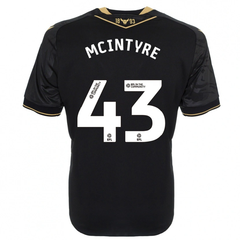 Danxen Homem Camisola Richard Mcintyre #43 Preto Dourado Alternativa 2025/26 Camisa