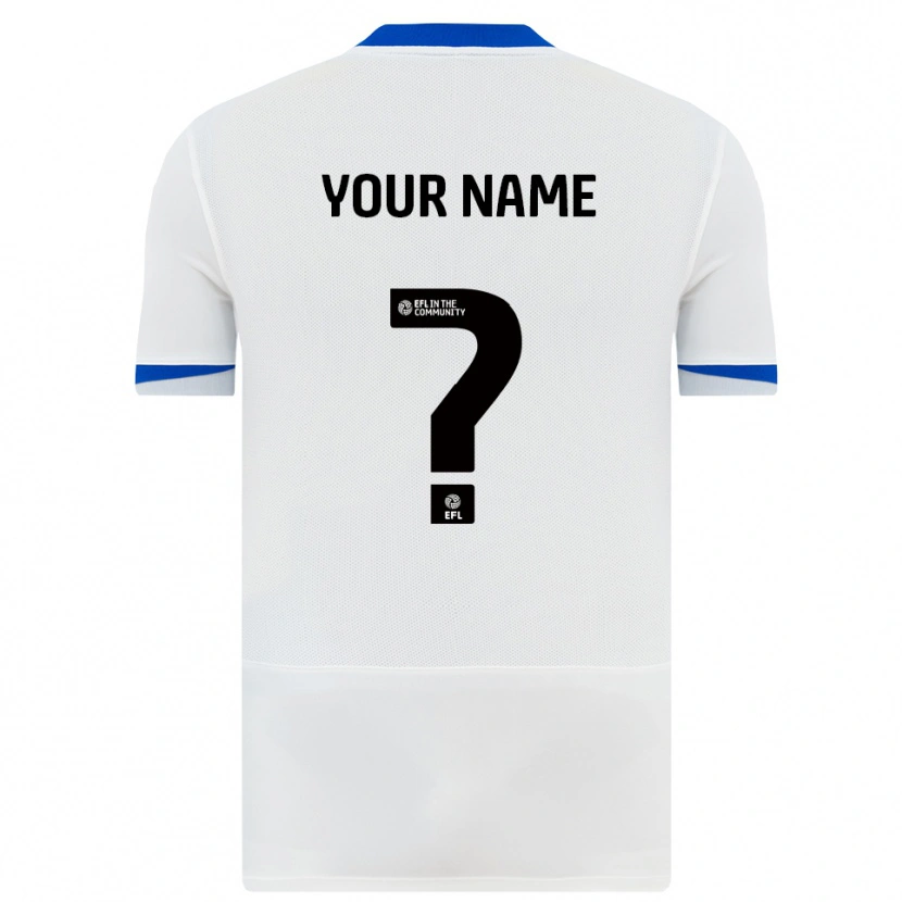 Danxen Homem Camisola Seu Nome #0 Branco Preto Alternativa 2025/26 Camisa