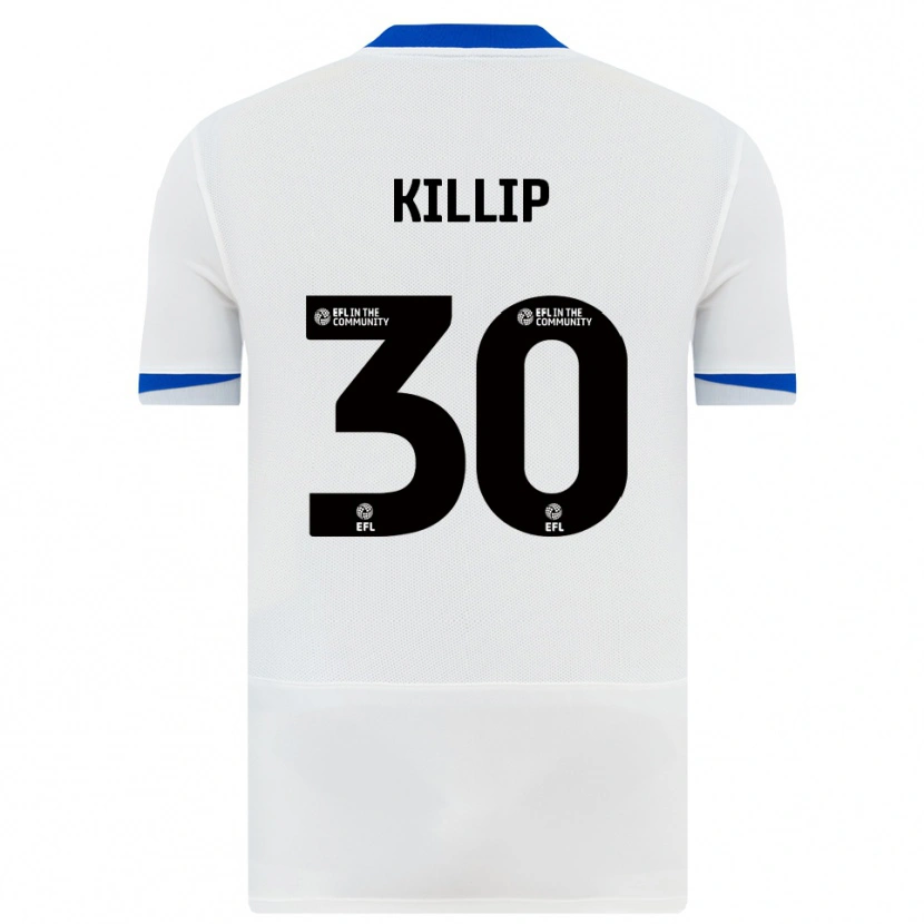 Danxen Homem Camisola Ben Killip #30 Branco Preto Alternativa 2025/26 Camisa