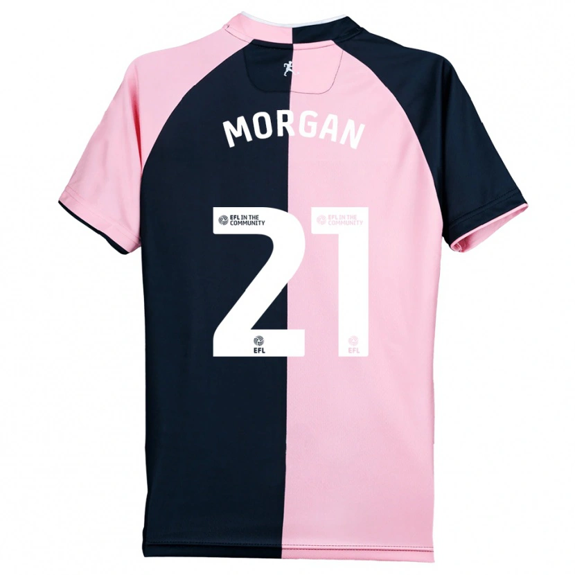 Danxen Homem Camisola Kieran Morgan #21 Rosa Preto Alternativa 2025/26 Camisa