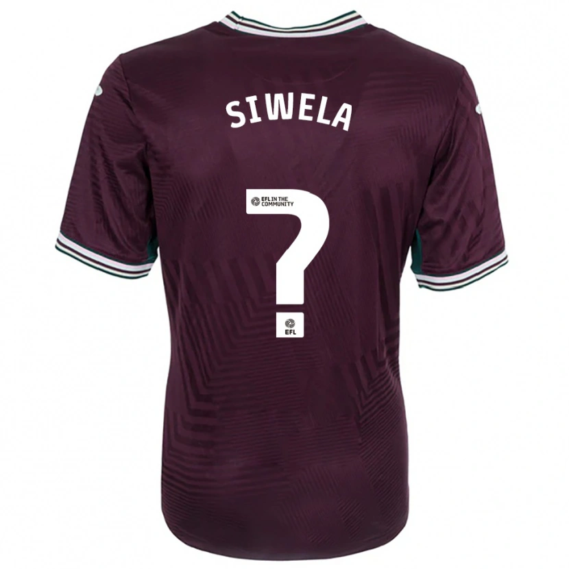 Danxen Homem Camisola Nioll Siwela #0 Ferrugem Vermelho Branco Alternativa 2025/26 Camisa