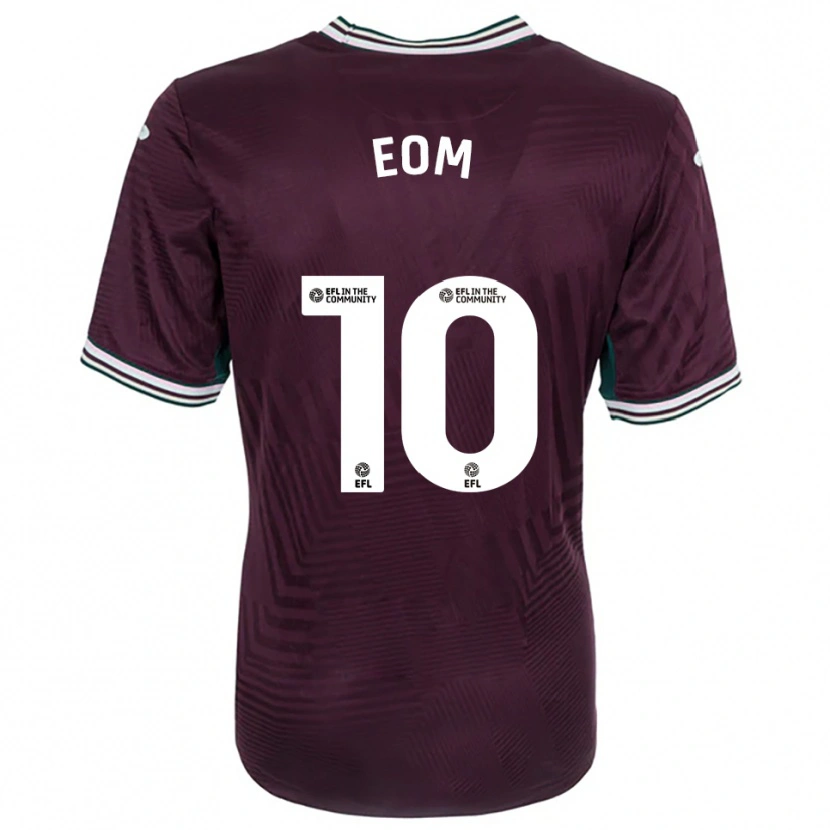 Danxen Homem Camisola Ji-Sung Eom #10 Ferrugem Vermelho Branco Alternativa 2025/26 Camisa