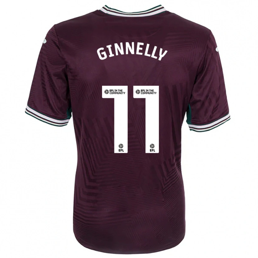 Danxen Homem Camisola Josh Ginnelly #11 Ferrugem Vermelho Branco Alternativa 2025/26 Camisa