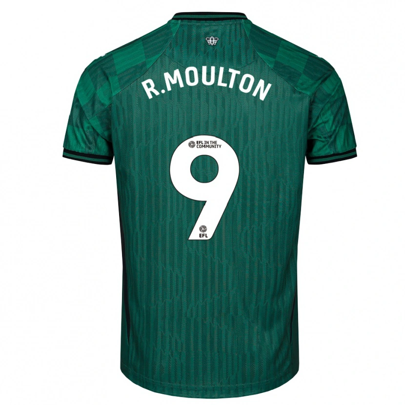 Danxen Homem Camisola Remiero Moulton #9 Verde Preto Alternativa 2025/26 Camisa