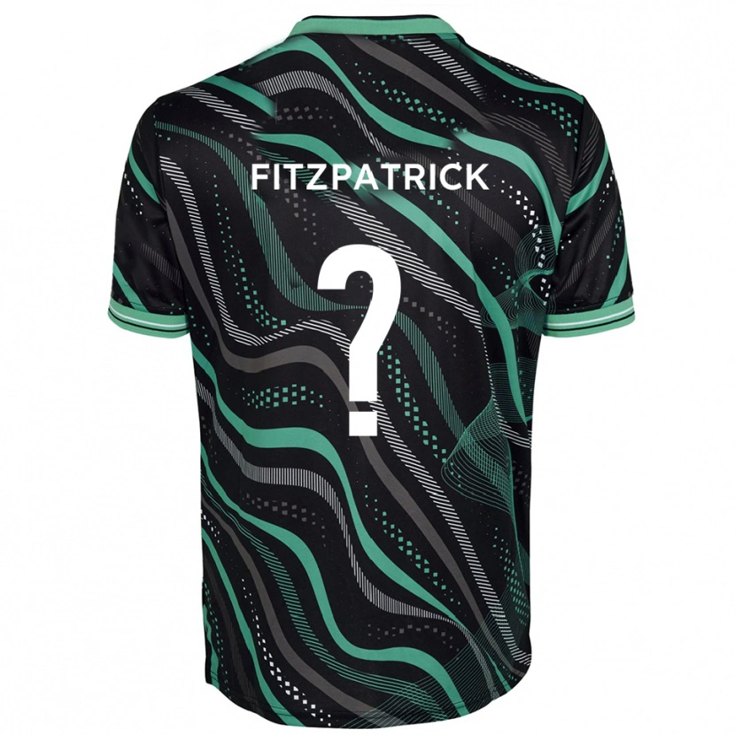 Danxen Homem Camisola Aran Fitzpatrick #0 Preto Verde Alternativa 2025/26 Camisa