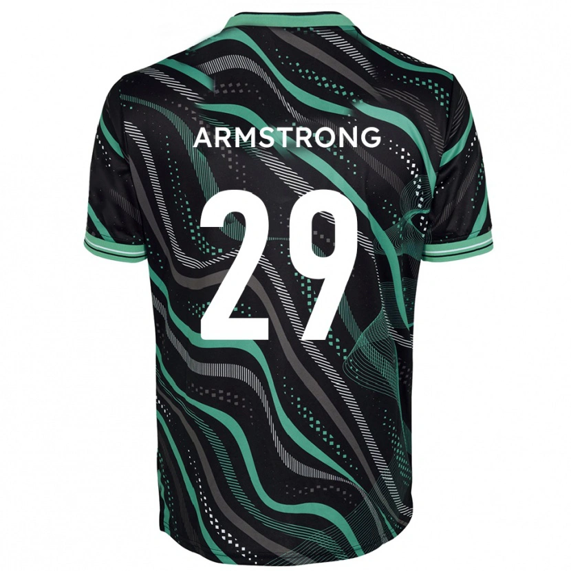 Danxen Homem Camisola Luke Armstrong #29 Preto Verde Alternativa 2025/26 Camisa