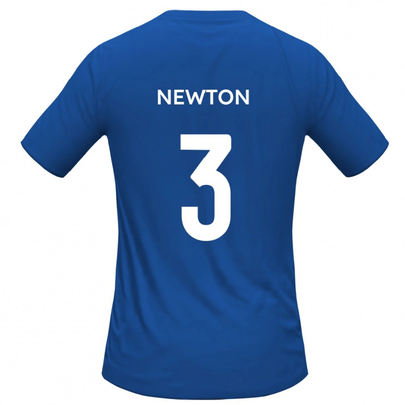 Danxen Homem Camisola Joe Newton #3 Azul Celeste Alternativa 2025/26 Camisa