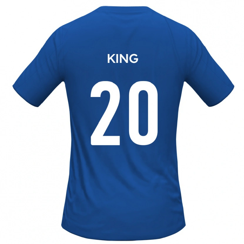 Danxen Homem Camisola Jeff King #20 Azul Celeste Alternativa 2025/26 Camisa