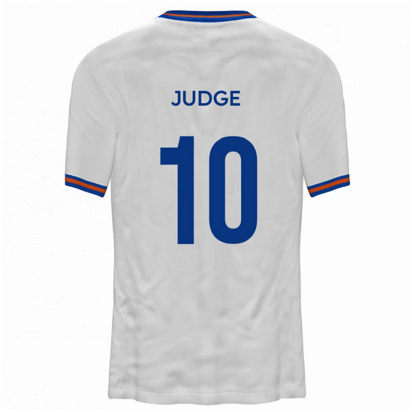 Danxen Homem Camisola Alan Judge #10 Branco Azul Alternativa 2025/26 Camisa