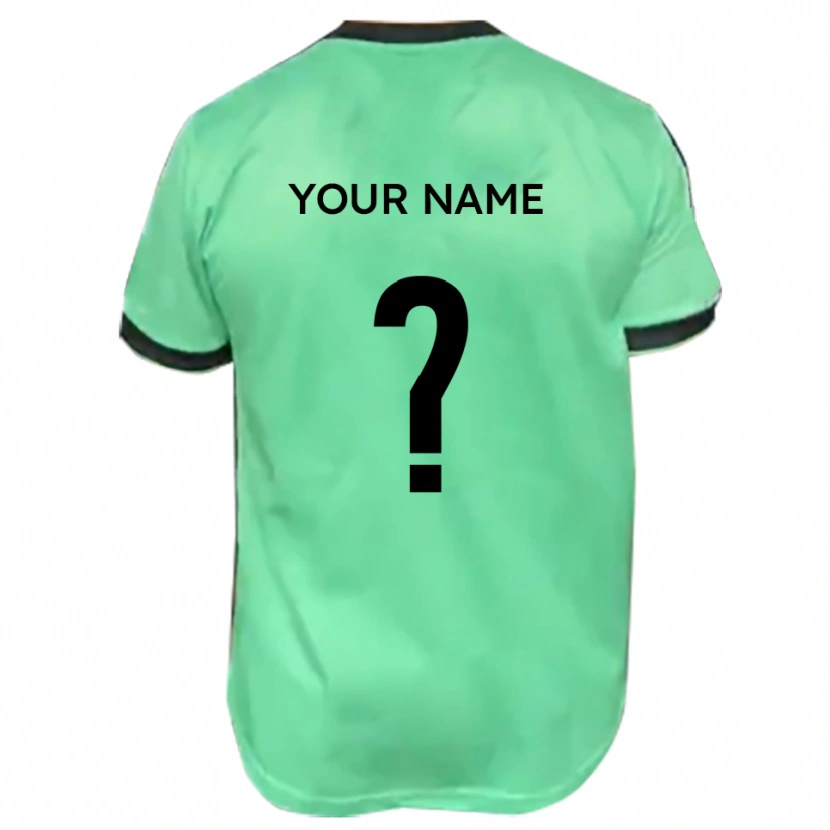 Danxen Homem Camisola Seu Nome #0 Turquesa Preto Alternativa 2025/26 Camisa