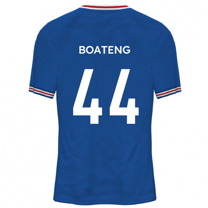 Danxen Homem Camisola Hiram Boateng #44 Azul Dodger Alternativa 2025/26 Camisa