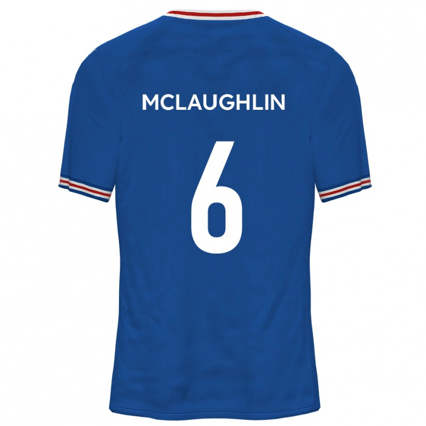 Danxen Homem Camisola Paddy Mclaughlin #6 Azul Dodger Alternativa 2025/26 Camisa
