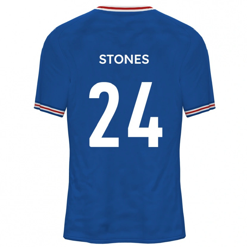 Danxen Homem Camisola Josh Stones #24 Azul Dodger Alternativa 2025/26 Camisa