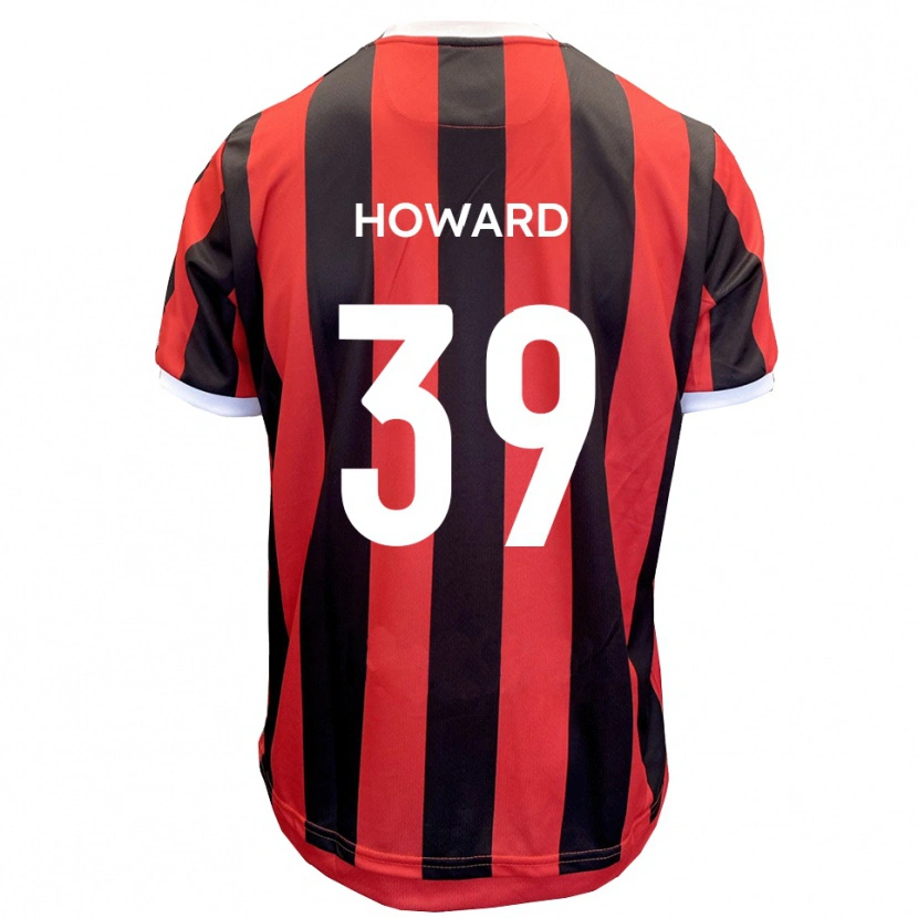 Danxen Homem Camisola Will Howard #39 Vermelho Preto Alternativa 2025/26 Camisa
