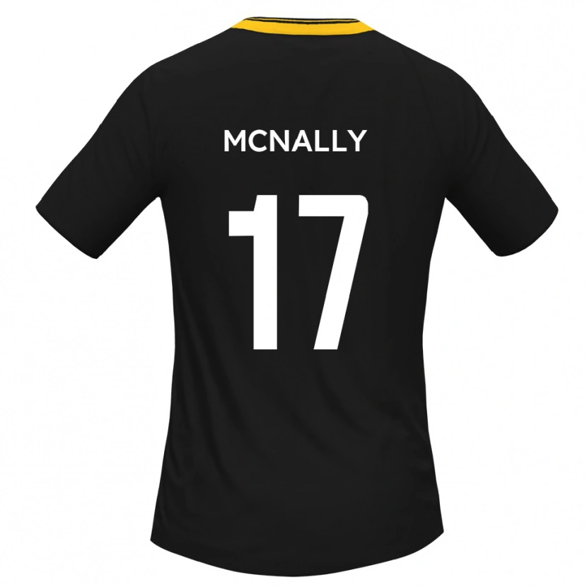 Danxen Homem Camisola Jordan Mcnally #17 Preto Amarelo Alternativa 2025/26 Camisa