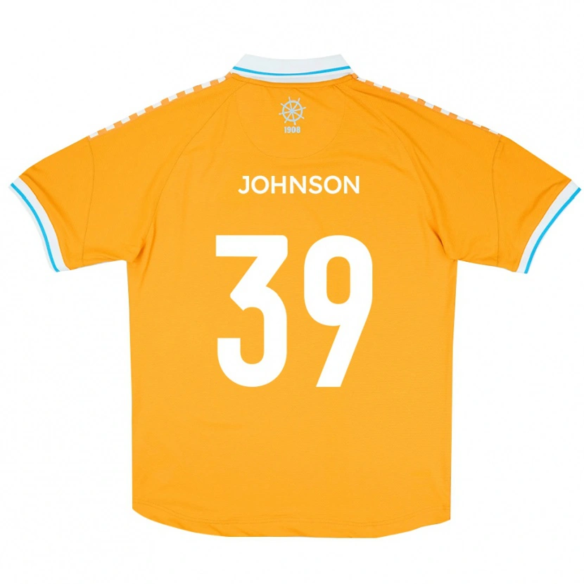 Danxen Homem Camisola Danny Johnson #39 Amarelo Azul Alternativa 2025/26 Camisa