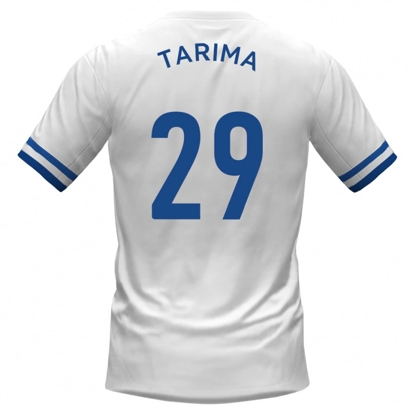 Danxen Homem Camisola Sean Tarima #29 Branco Azul Alternativa 2025/26 Camisa