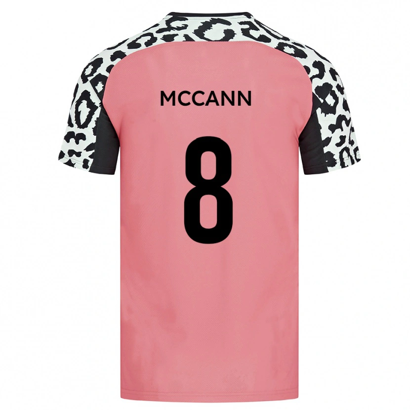Danxen Homem Camisola Charlie Mccann #8 Rosa Preto Alternativa 2025/26 Camisa