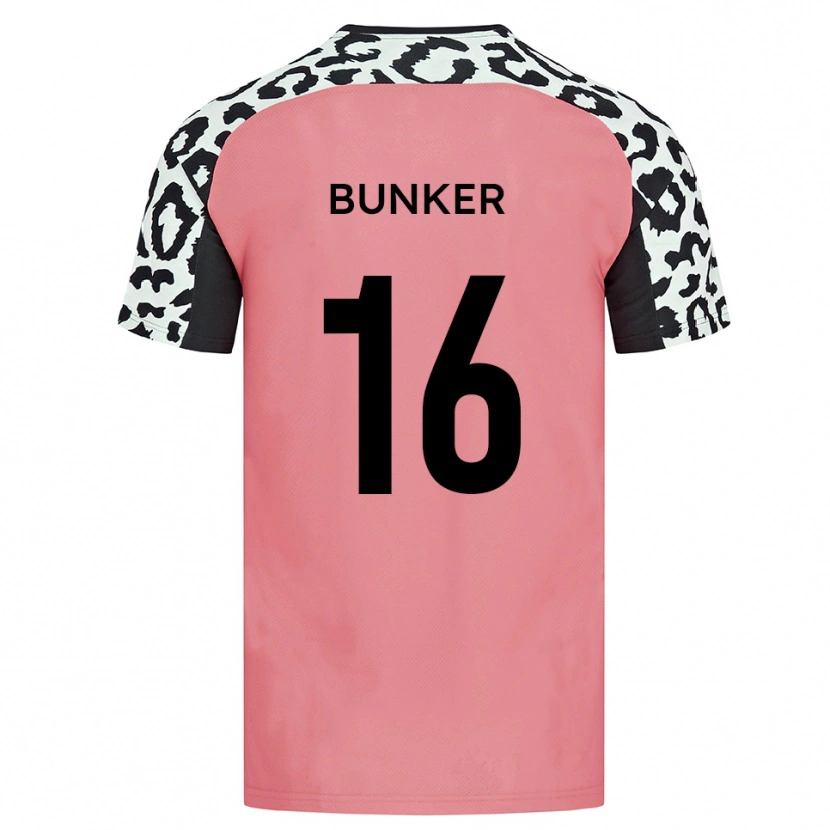 Danxen Homem Camisola Harvey Bunker #16 Rosa Preto Alternativa 2025/26 Camisa
