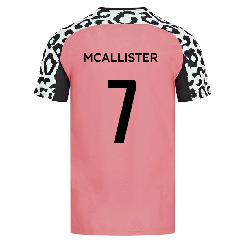 Danxen Homem Camisola Kyle Mcallister #7 Rosa Preto Alternativa 2025/26 Camisa