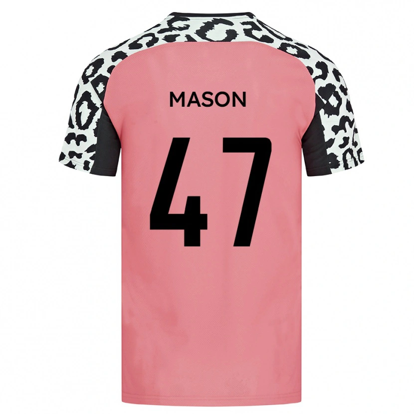 Danxen Homem Camisola Preston Mason #47 Rosa Preto Alternativa 2025/26 Camisa