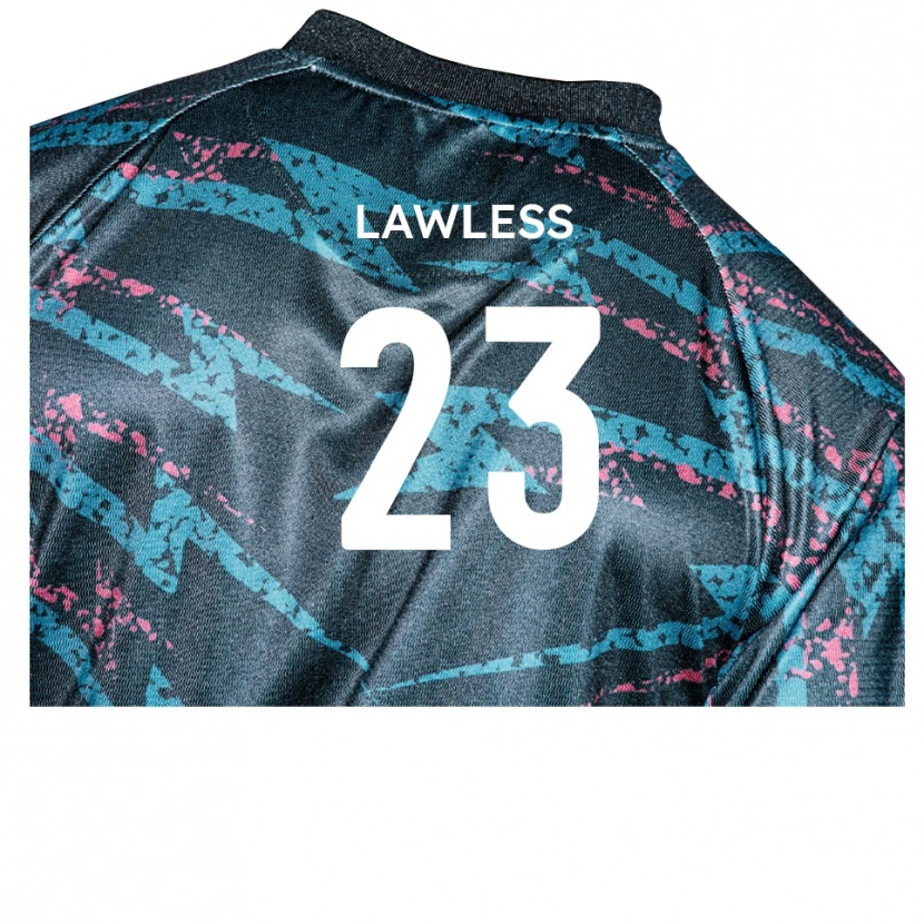 Danxen Homem Camisola Conor Lawless #23 Preto Azul Marinho Alternativa 2025/26 Camisa