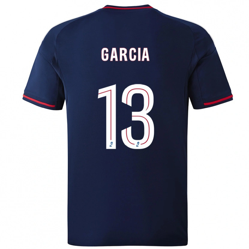 Danxen Homem Camisola Angel Garcia #13 Azul Marinho Vermelho Alternativa 2025/26 Camisa